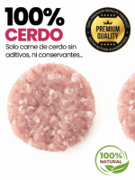 HAMBURGUESAS 100% CERDO