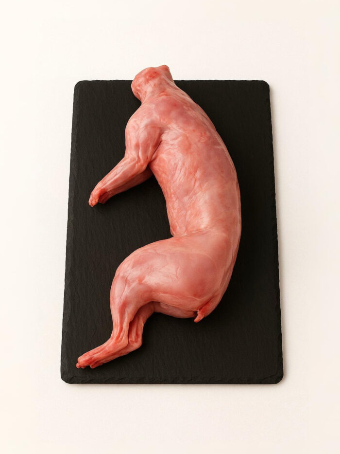 CONEJO ENTERO CON CABEZA DE 1kg~1,1kg aprox. - Imagen 1